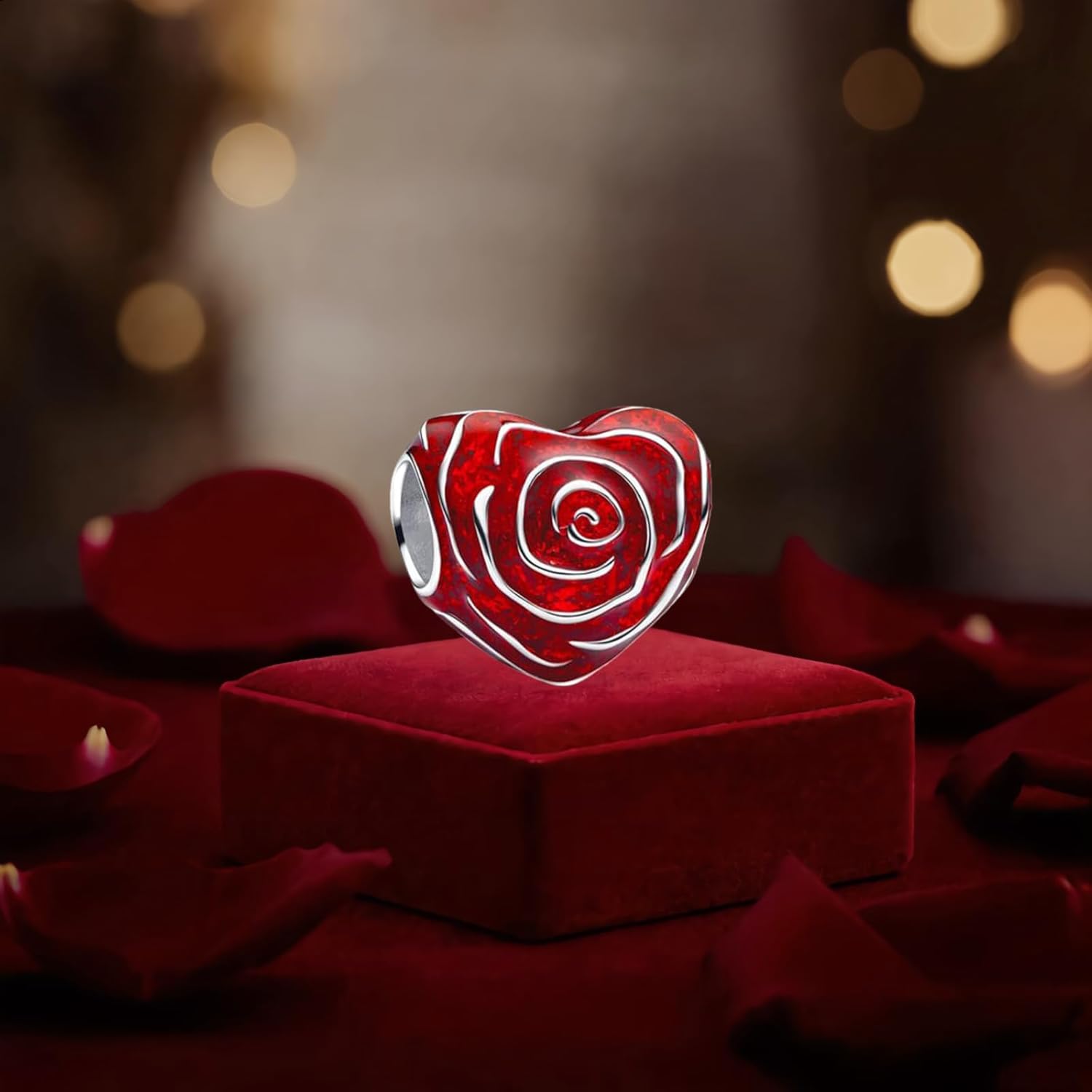 Valentine's Day Valentine's Day 925 Sterling Silver Charms Fit for Pandora Charm Bracelets and Necklaces Love Charm Dangle Pendants Beads Jewelry for Women - Image 2