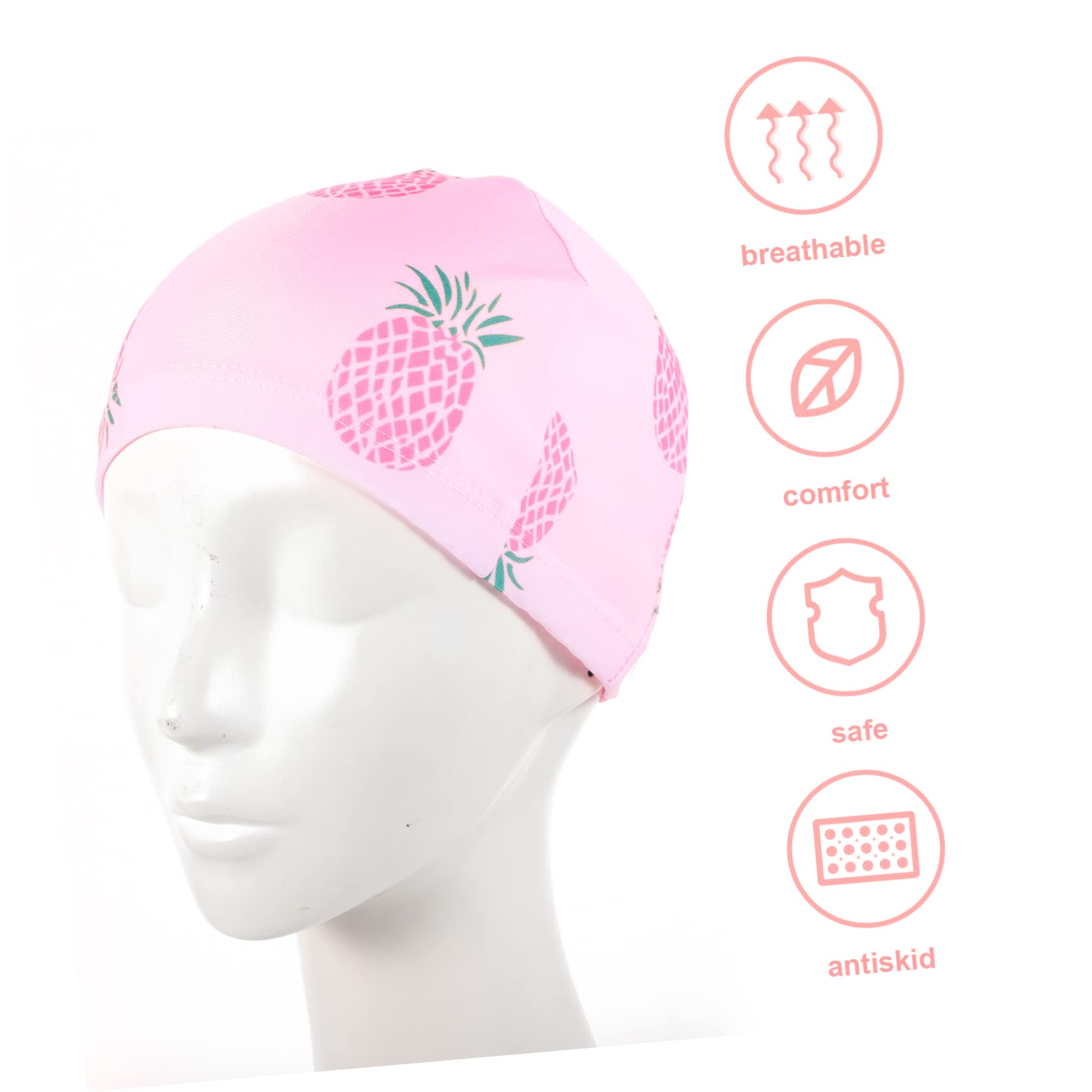 Yardwe 5 Set Di Cuffie Da Nuoto Per Bambini Per Ragazzi E Ragazze 100% Cotone Senza Design Per Accessori Da Nuoto Per Ragazzi E Ragazze 2 Pezzi * 5