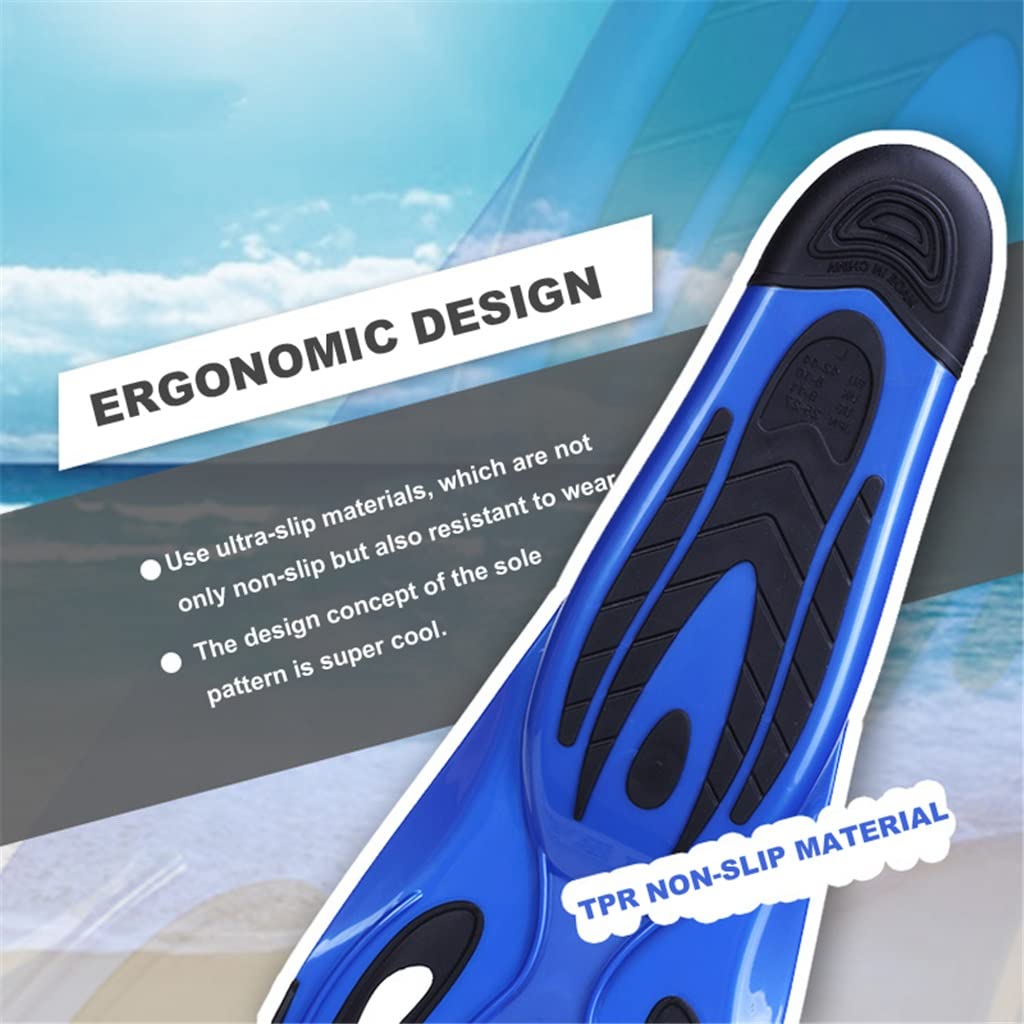 Pinne Nuoto Giovani – Training E Snorkeling Con 3 Canali, TPR+PP, Taglia Regolabile, Giallo/Nero