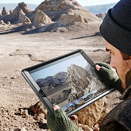 SUPCASE Unicorn Beetle Pro Series Heavy Duty Full-Body Protective Rugged Case with Kickstand for 12.9-Inch Apple iPad Pro (2017 Release), Black