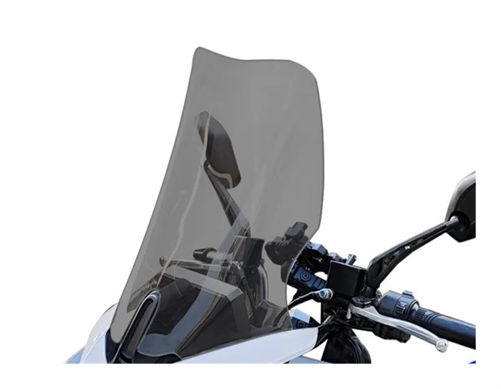 Parabrisas Pantalla Moto Kit De Deflectores Viento para Motocicletas para S&ym Jet 14 Y para EVO 125, 150 200. Incluye Parabrisas Delantero, Visera Completo