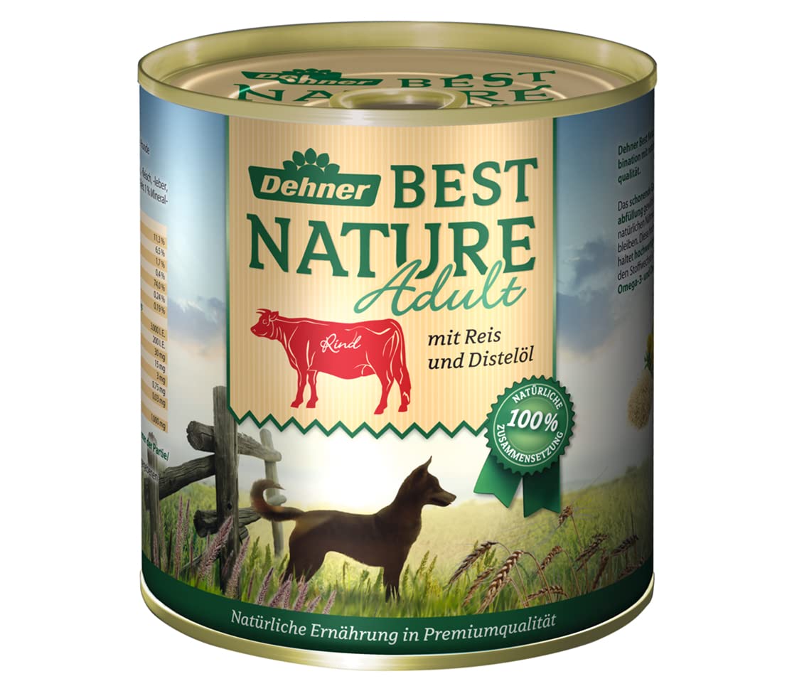 Cibo Umido Per Cani DEHNER Premium Adult - Senza Cereali, Con Manzo E Selvagina - 400g O 800g - Ipoallergenico - Foto 3