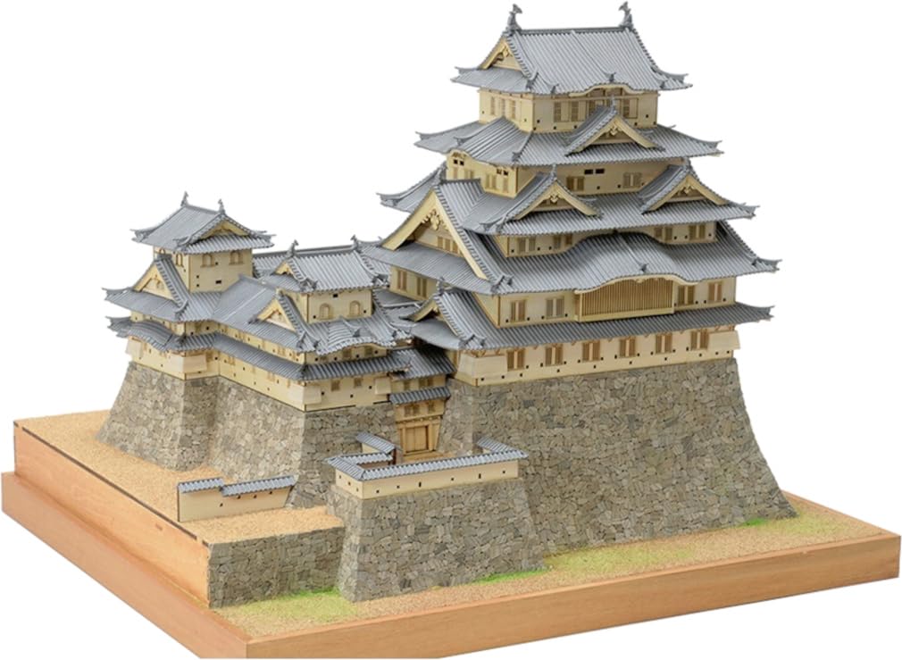 Amazon | ウッディジョー 1/150 姫路城 木製模型 組み立てキット (建物