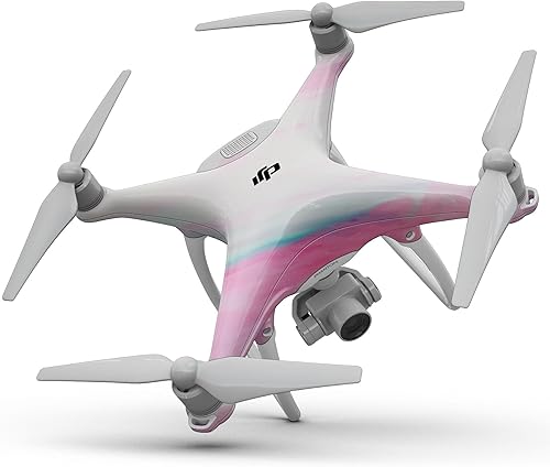 Vista 14 de DesignSkinz - Compatible con Drone DJI Phantom 4 Pro - Vinilo adhesivo protector resistente a los arañazos - Marbleized Pink Paradise V7 Paraíso