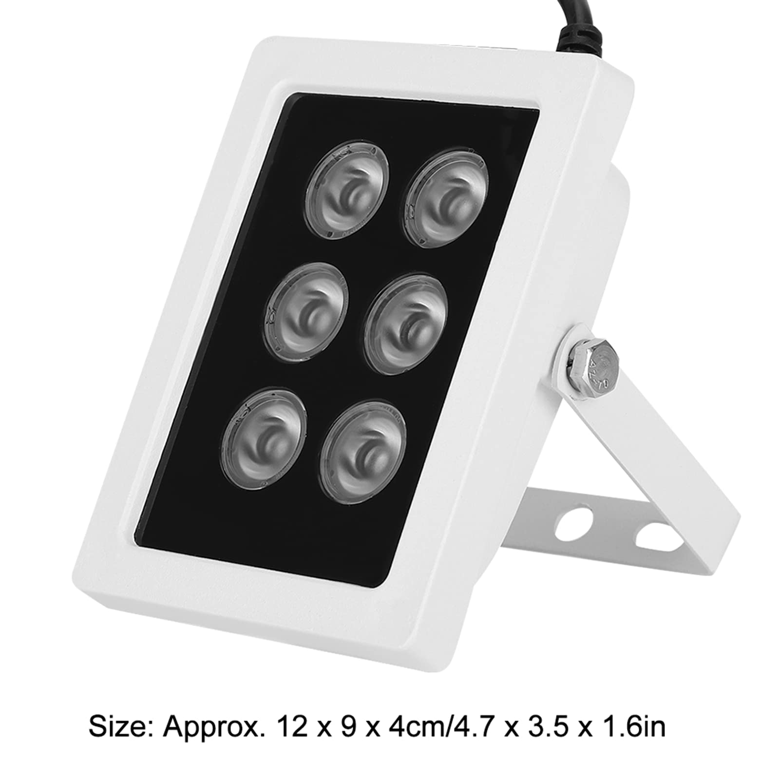 Tyenaza DC12V 6W Luz de Relleno Infrarroja IP66 Impermeable para Cámara de Seguridad