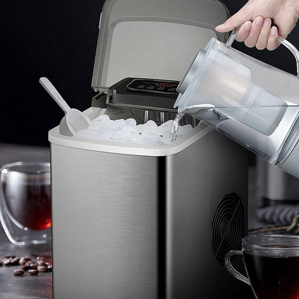 Fabricante de Hielo pequeño Mini Mini Mini Mini Retro Redondo de Hielo Fabricante de Cubos de Hielo