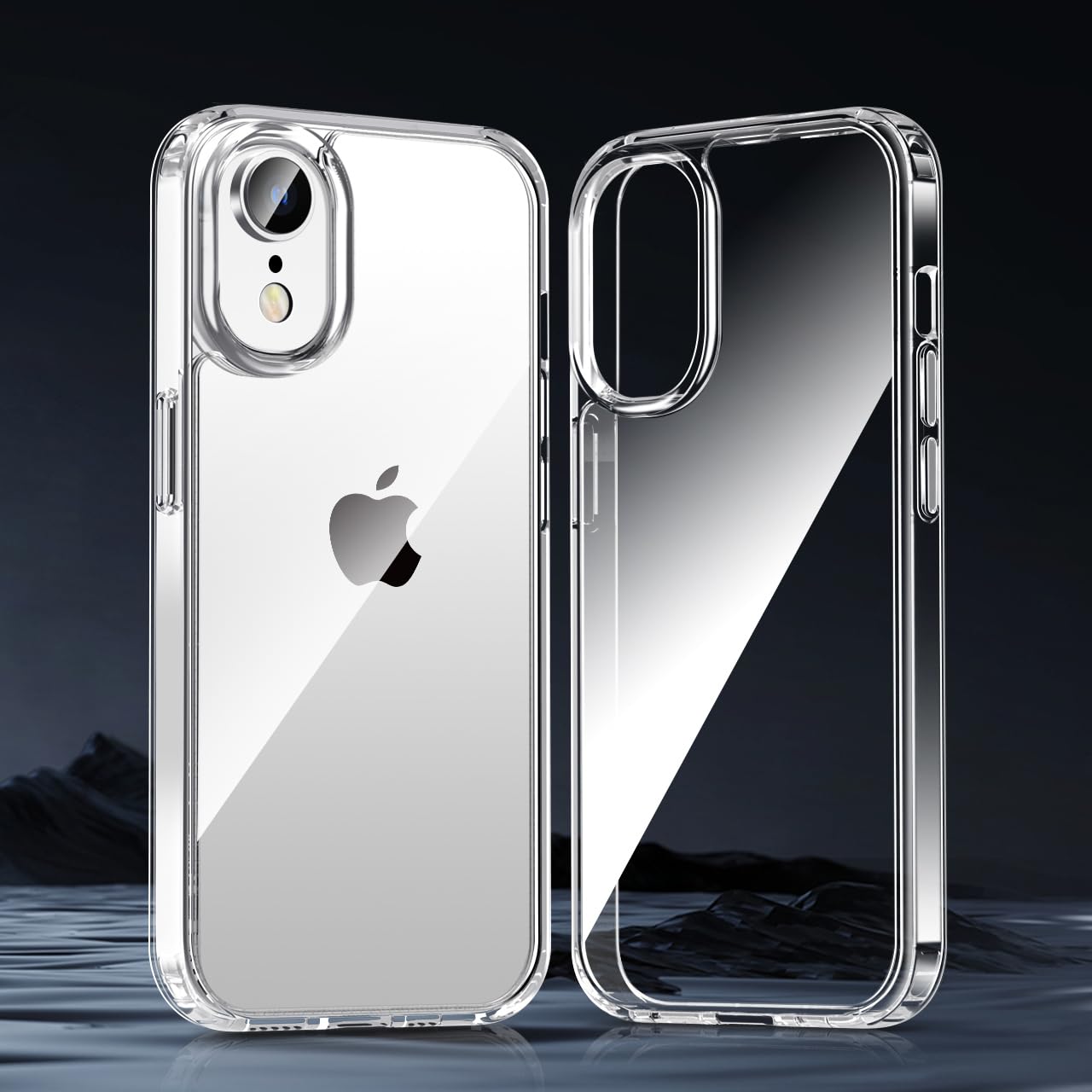 GANAN Cover Per IPhone XR Ultra Trasparente - Custodia Morbida In Silicone TPU Antiurto