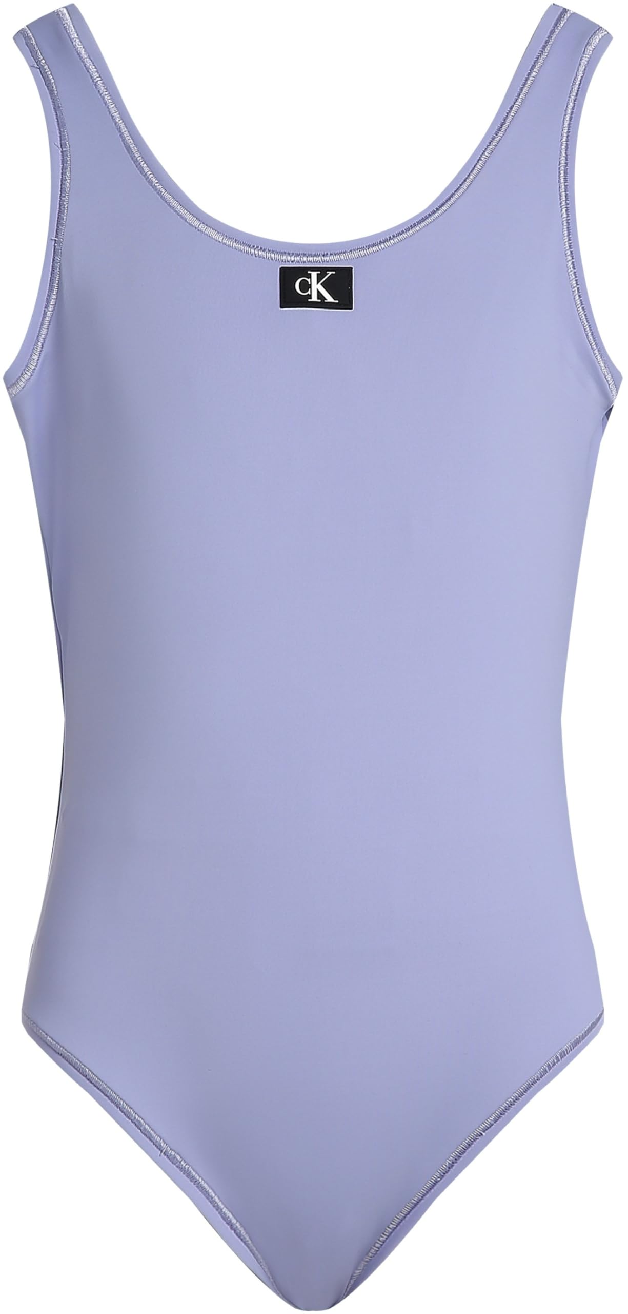 Calvin Klein Girls’ Backless Swimsuit, Purple (Persian Violet), 10-12 Years