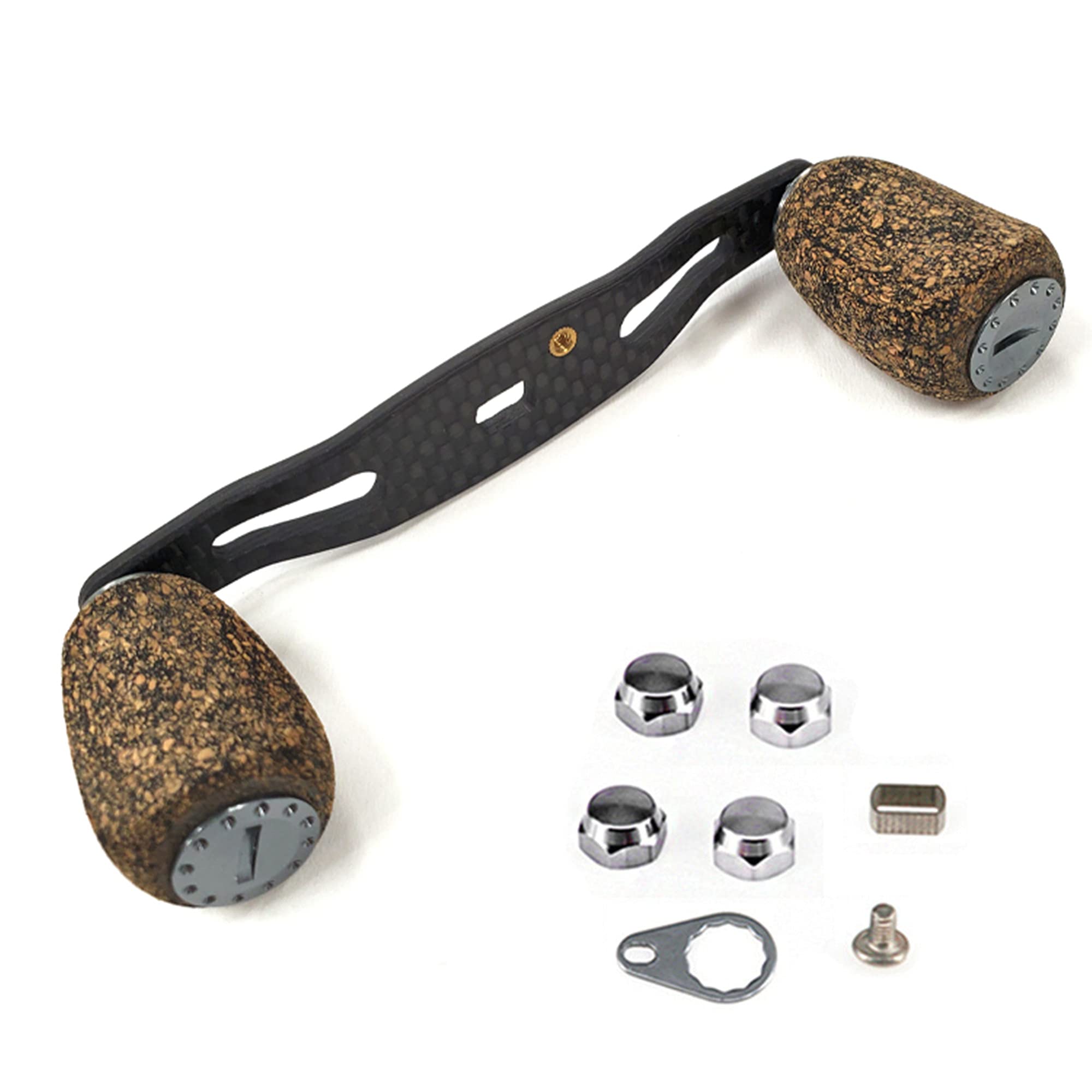 VISPREA リール パーツ ベイトリール ハンドル 95mm クランク アルミ合金 シマノ Shimano ダイワ Daiwa アブガルシア Abu Garcia カスタムパーツ 交換用