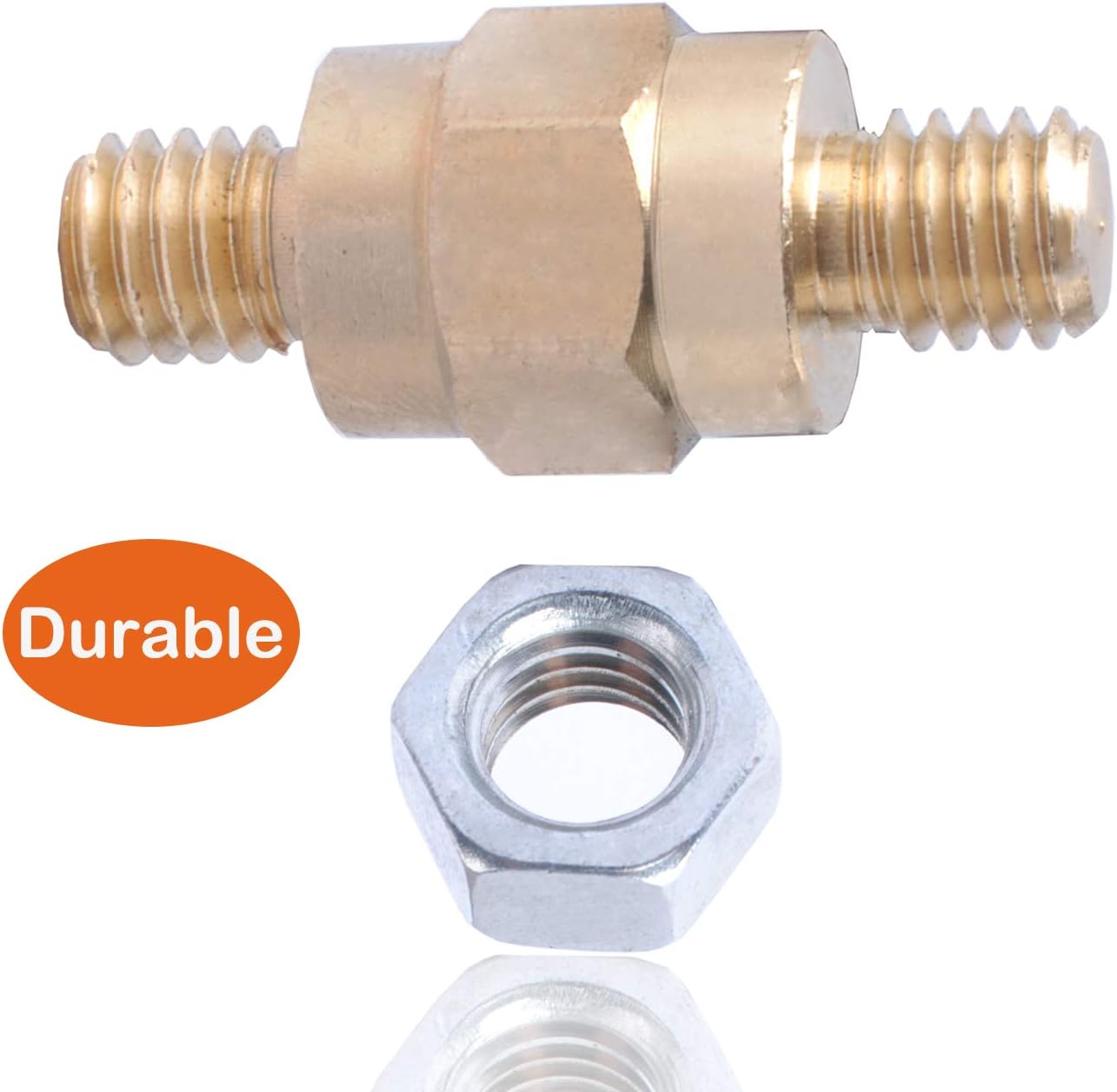 Side Post Battery Terminal Bolt for Compatible with GM and Other Accessories to Battery, Standard Battery Post Extender Extension Screws 3/8 16 Stud Bolts