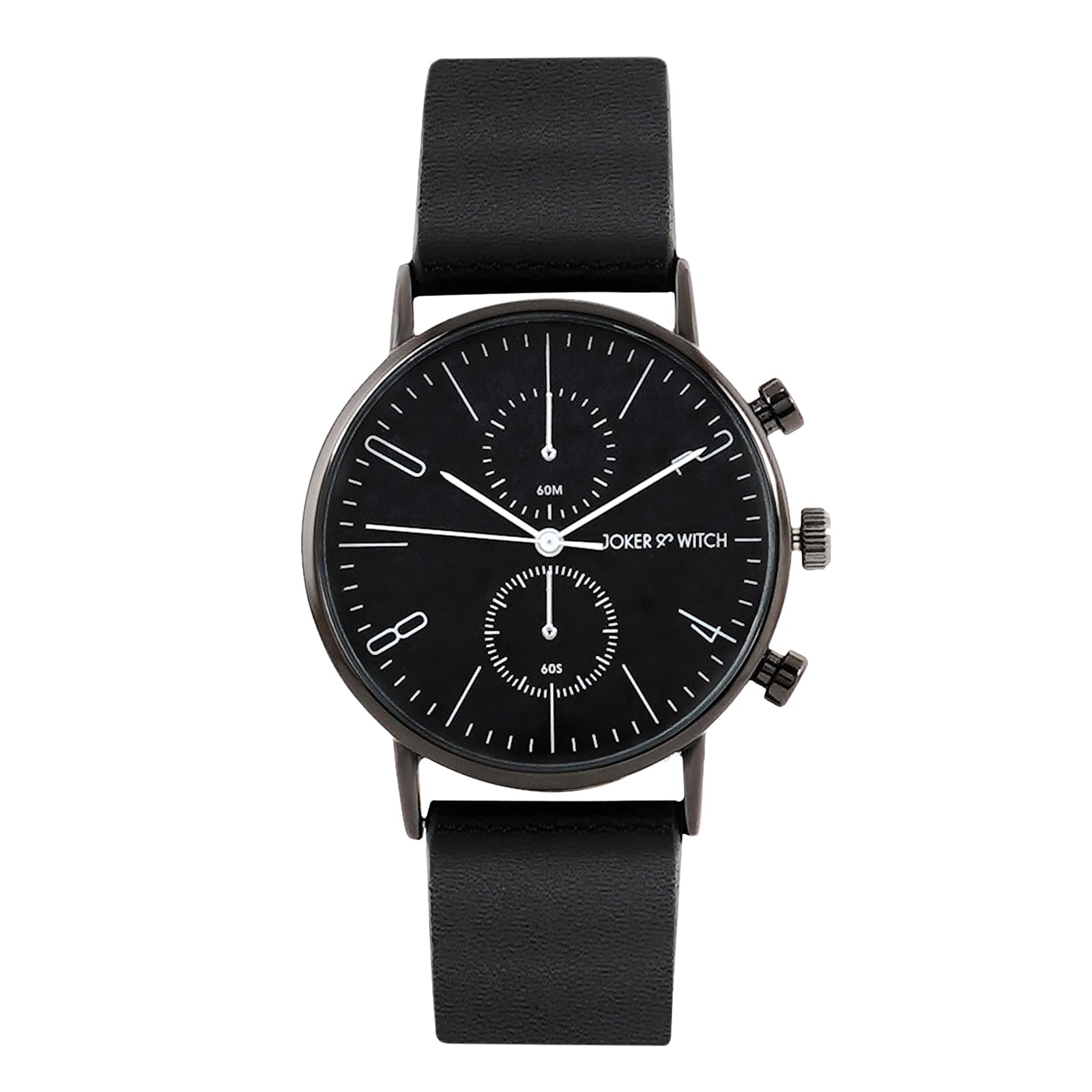 Joker & Witch Leather Bangkok Black Pu Analogue Watch For Men (B0BBFHTXM4) Amazon Price History, Amazon Price Tracker