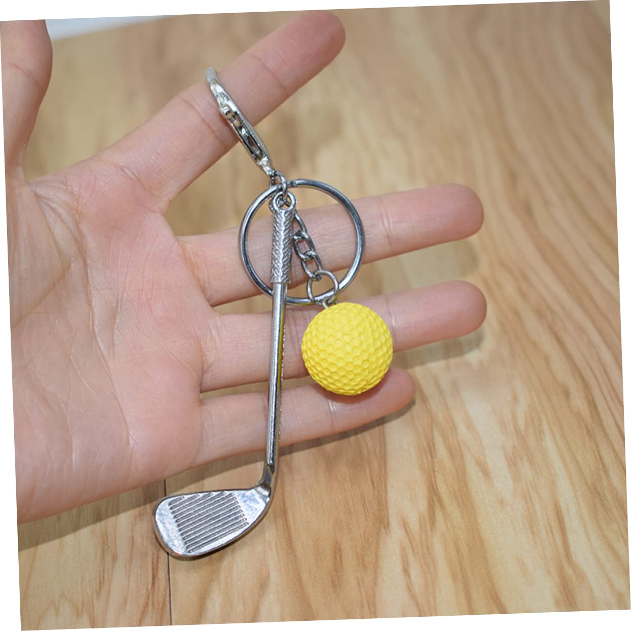 18 Stk Golf-Schlüsselanhänger Sportdekor für Golfspieler schlüsselanhänger golf Golfs Schlüsselanhänger Schlüsselbund Schlüsselringe Golf-Gastgeschenke Rucksack-Ornament