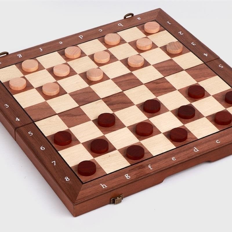 Jeu d'échecs magnétique Jeux de société Bois Pliant échecs