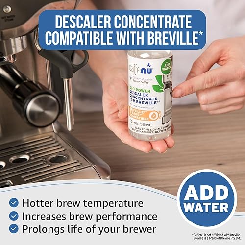 Miniatura 3 de Solución de descalcificación compatible con Breville. Botella de solución descalcificadora. El kit de descalcificación elimina la cal para un café