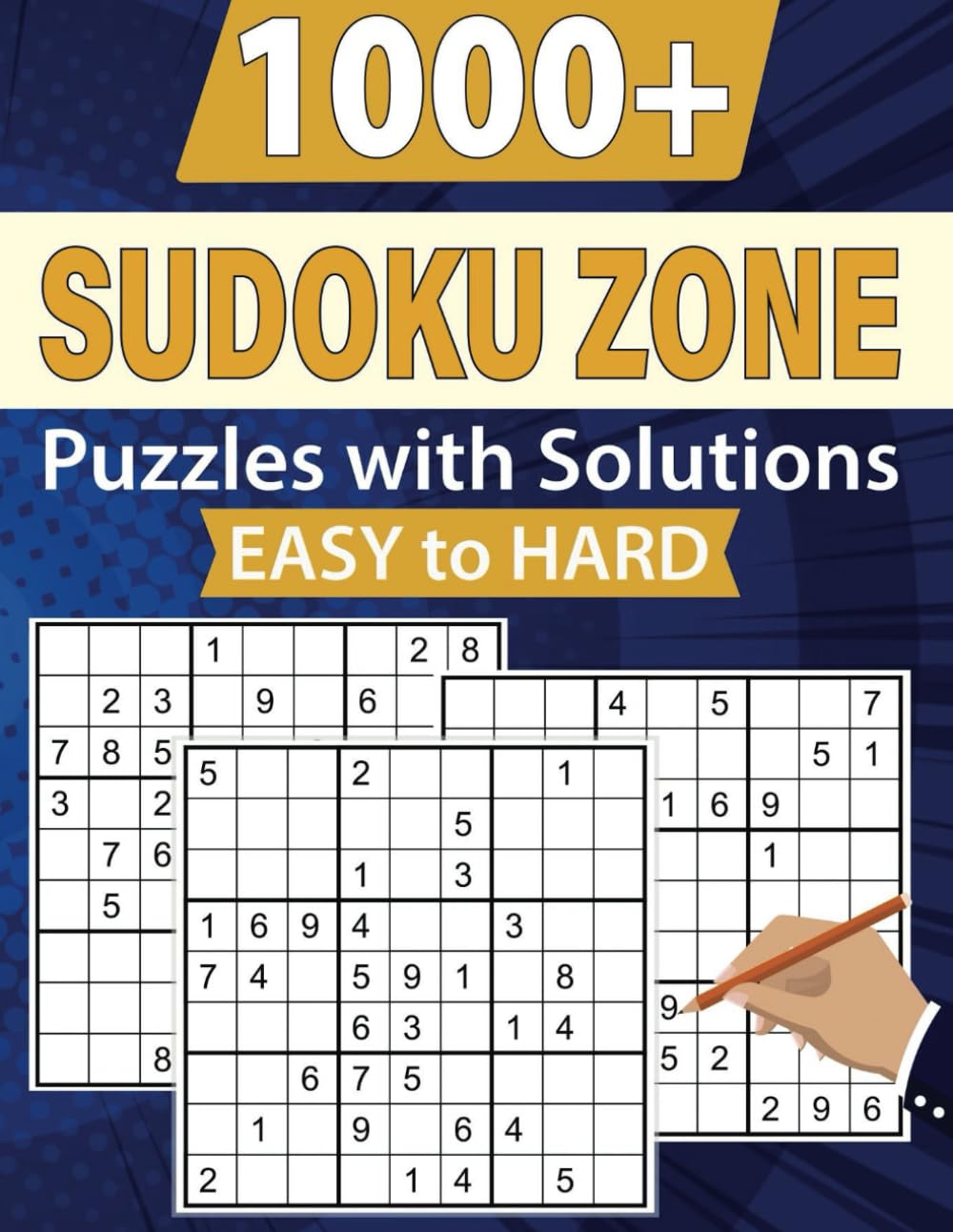Sudoku Zone: 1,000+ Puzzles Ranging from Easy to Hard