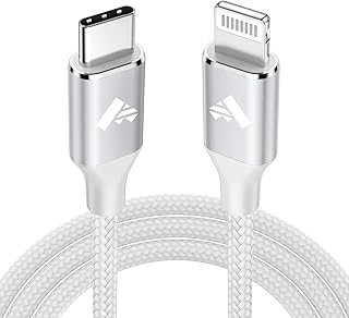 USB C to Lightning Cable 6FT PD Fast Charger Lightning Cable MFi Certified Type C to Lightning Cable Compatible with iPhone 14 13 12 Pro Max Mini X XS XR 11 Pro 8 Plus 10 7 6 SE, iPad