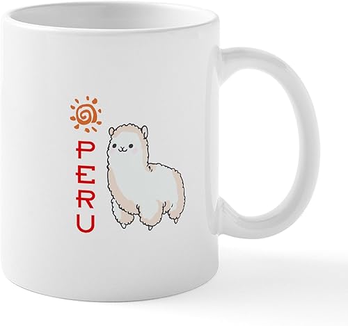 CafePress ALPACA PERU - Taza de café de cerámica, taza de té, 11 onzas