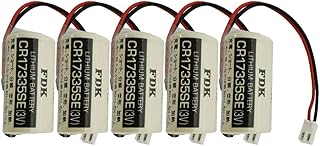 (5 Pack) CR17335SE 3V Battery for R13B060003 FDK CR17335SE/3V Epson Robot Controller RC Series Battery