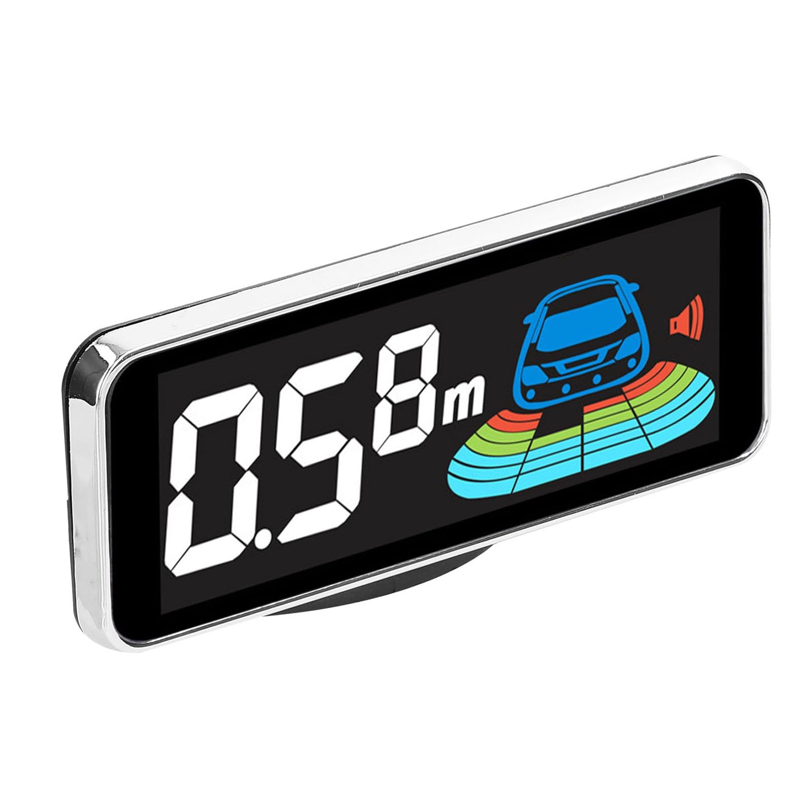 Parcheggio Auto Sensore Posteriore con Radar a 8 Sensori Distanza Display LCD Buzzer Avvisatore - Compatibile con 12 V Veicolo (Sonda da 8 pezzi)