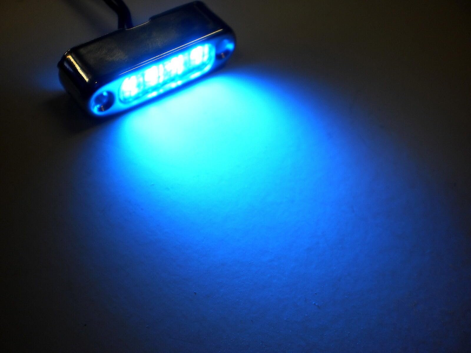 Everything for trailers, RVs and trucks and more - For TecNiq Blue Glow 4 LED Slim Dragon Light For Accent SS/Vertical For Case For Boat USA (FS1XN-473)