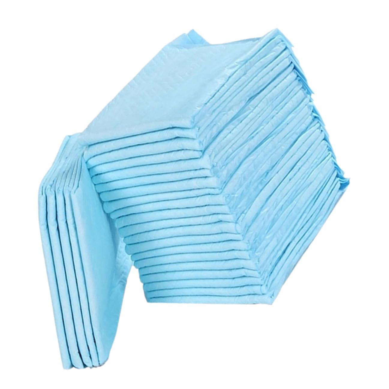 Mikikit 100 Stück Einweg Wickelunterlagen Saugfähig 60x90cm Auslaufsichere Urinunterlagen für Babys Senioren Hautfreundliche Pflegeunterlagen für Reisen und Wickeltisch
