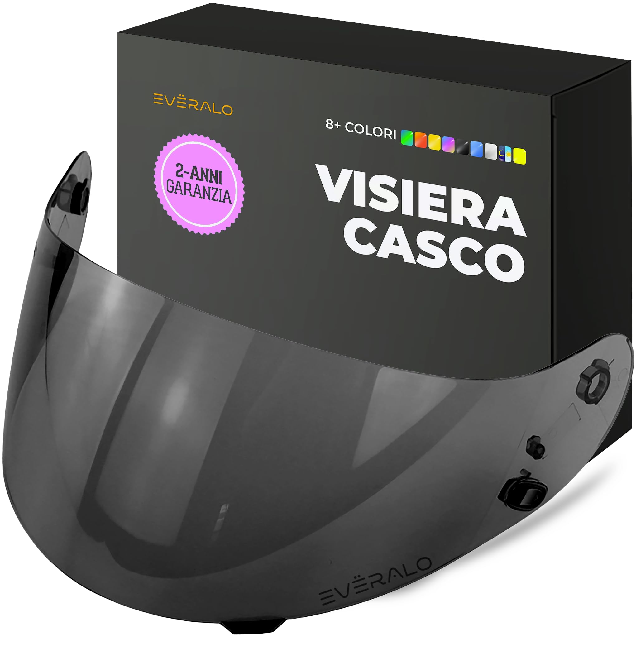 Visiera Compatibile con HJC Cs15 - Fg15 - Is16 - Tr1 - Fs11 - Ac12 - Cl15 - Cl16 - Clsp - Clst - Cl17 - Csr1 - Fs10 - Fs15 - Hj09 (Dark Fume')