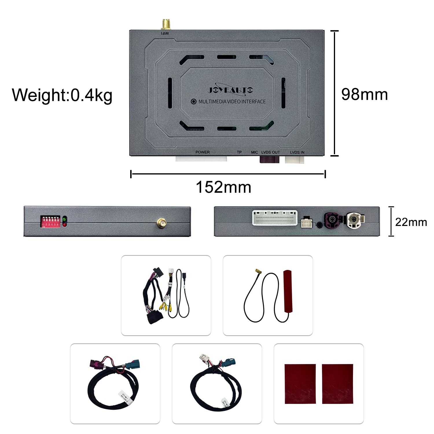 OEM Integrazione Senza fili CarPlay Android Auto Inteligente Scatola Ricevitore Modulo Per Land Rover/Jaguar Discovery Sport F-Space Harman, Interfaccia Ammodernamento Sistema