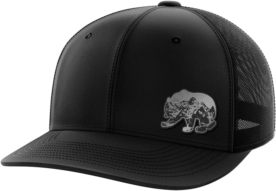 Bear Black Patch Hat