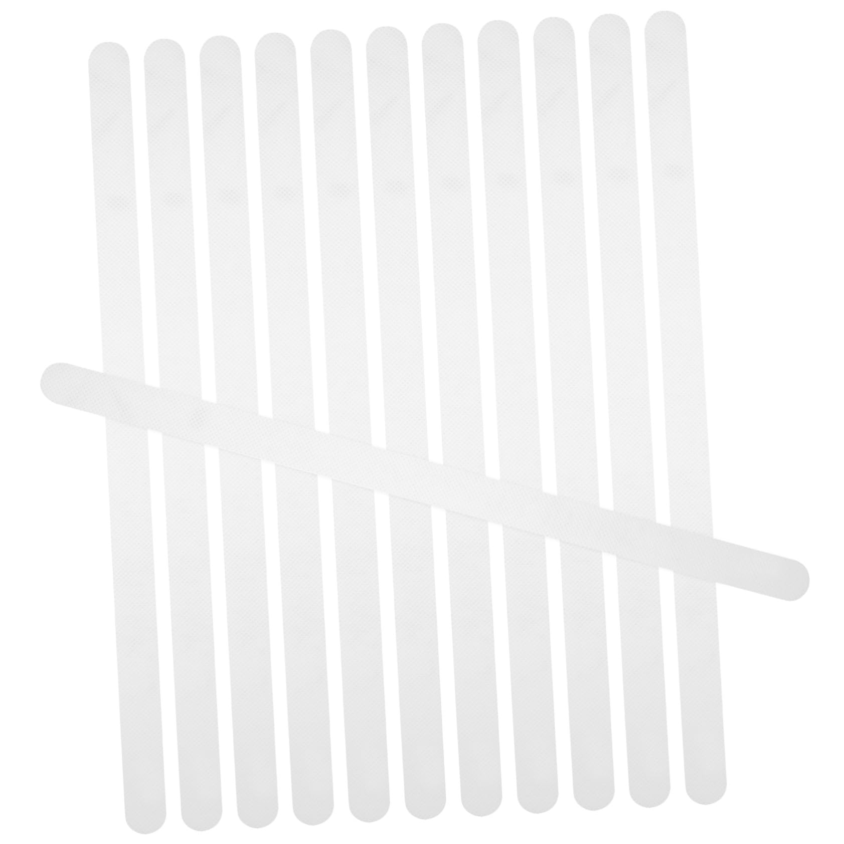 12 Stück Badewannen Aufkleber Peva Anti Rutsch rutschfeste Streifen Badezimmersicherheit Für Dusche Und Badewanne Wasserbeständig Selbstklebend 38 x 2cm rutschfest Für Kinder Und Senioren