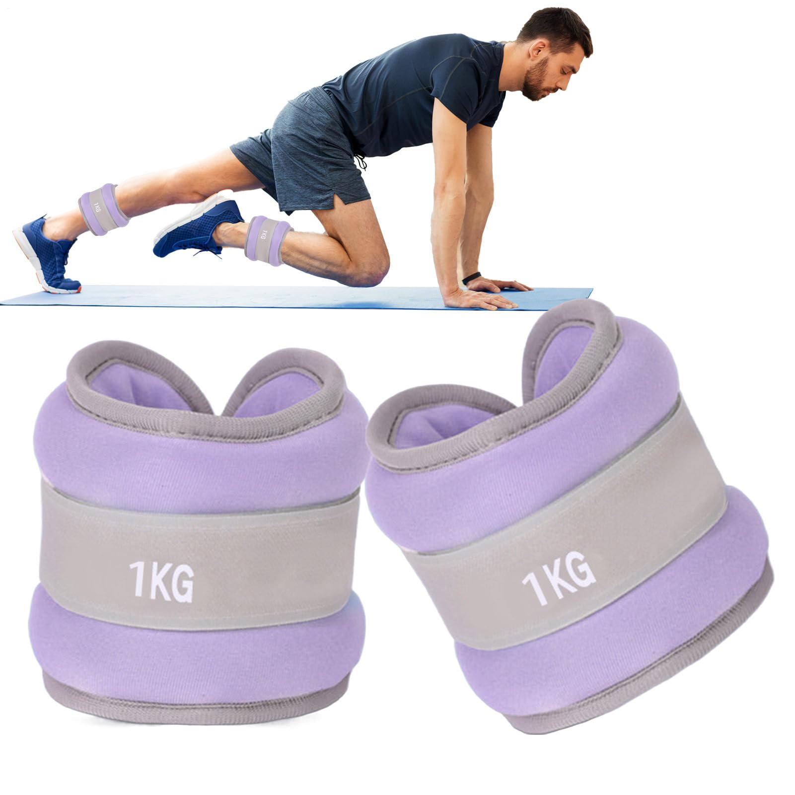 Ciężarki Na Nogi Damskie Zdejmowany Oddychający Antypoślizgowy Worek Z | Obciążnik kostki Mężczyźni, Kobiety, Sportowcy, Siłownia, Fitness, Trening, Pilates, ,