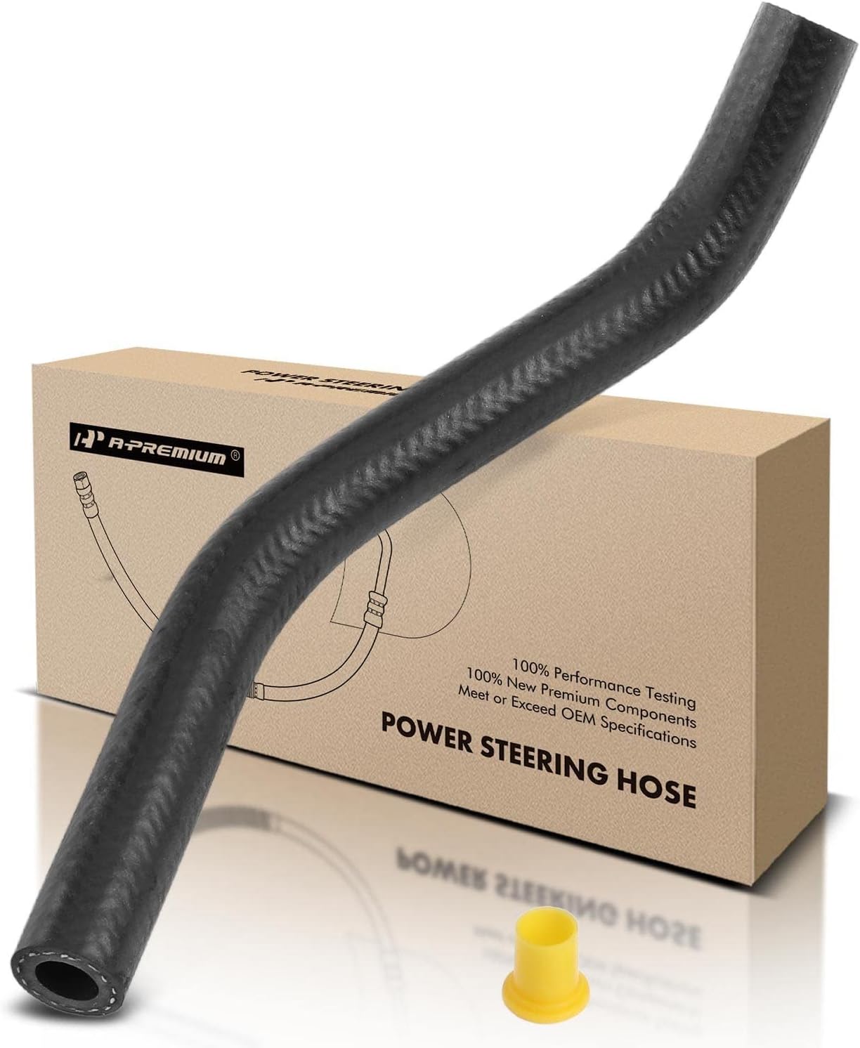 A-Premium Power Steering Return Hose Line Assembly Compatible with Nissan Altima 2002-2006, Maxima 2004-2008, Quest 2004-2009, 2.5L 3.5L, Pipe To Cooler