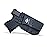 POLE.CRAFT Kydex IWB Holster for Glock 26 / Glock 27 / Glock 33 Pistol Case, Inside Waistband Carry Holster for G26 G27 G33 Guns Accessories (Black, Right Hand Draw)