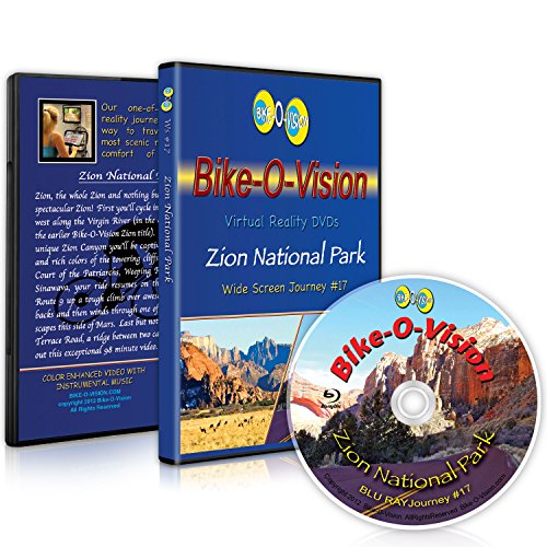 Bike-O-Vision – Virtual Cycling Adventure – Zion National Park – Perfect for Indoor Cycling and Treadmill Workouts – Cardio Fitness Scenery Video #17