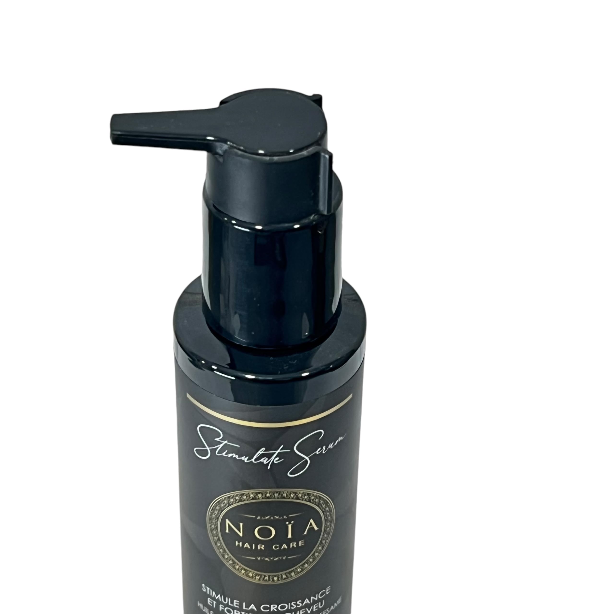 Castor Oil, Garlic Extract & Sesame Hair Serum - Stimulate Collection - NOÏA HAIR - 100ML, No color, 100 ml (Pack of 1) - Image 3