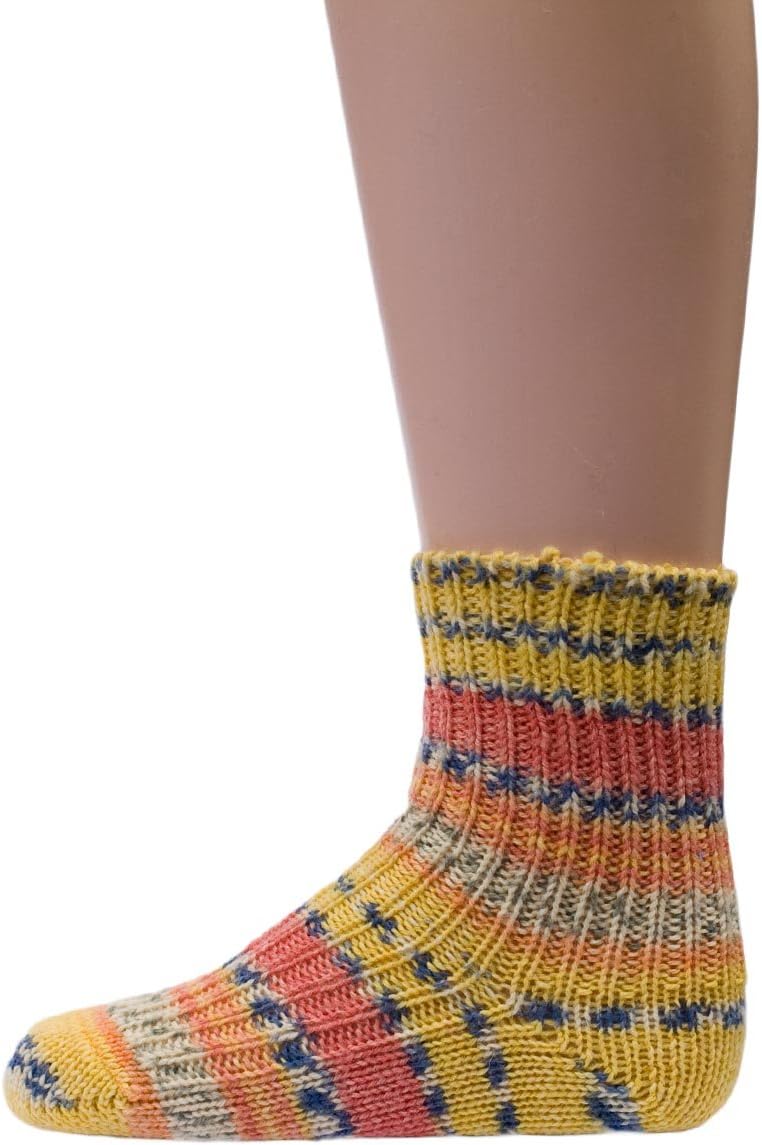 Hirsch Natur, Multi-Coloured Baby and Toddler Socks, 100% Wool