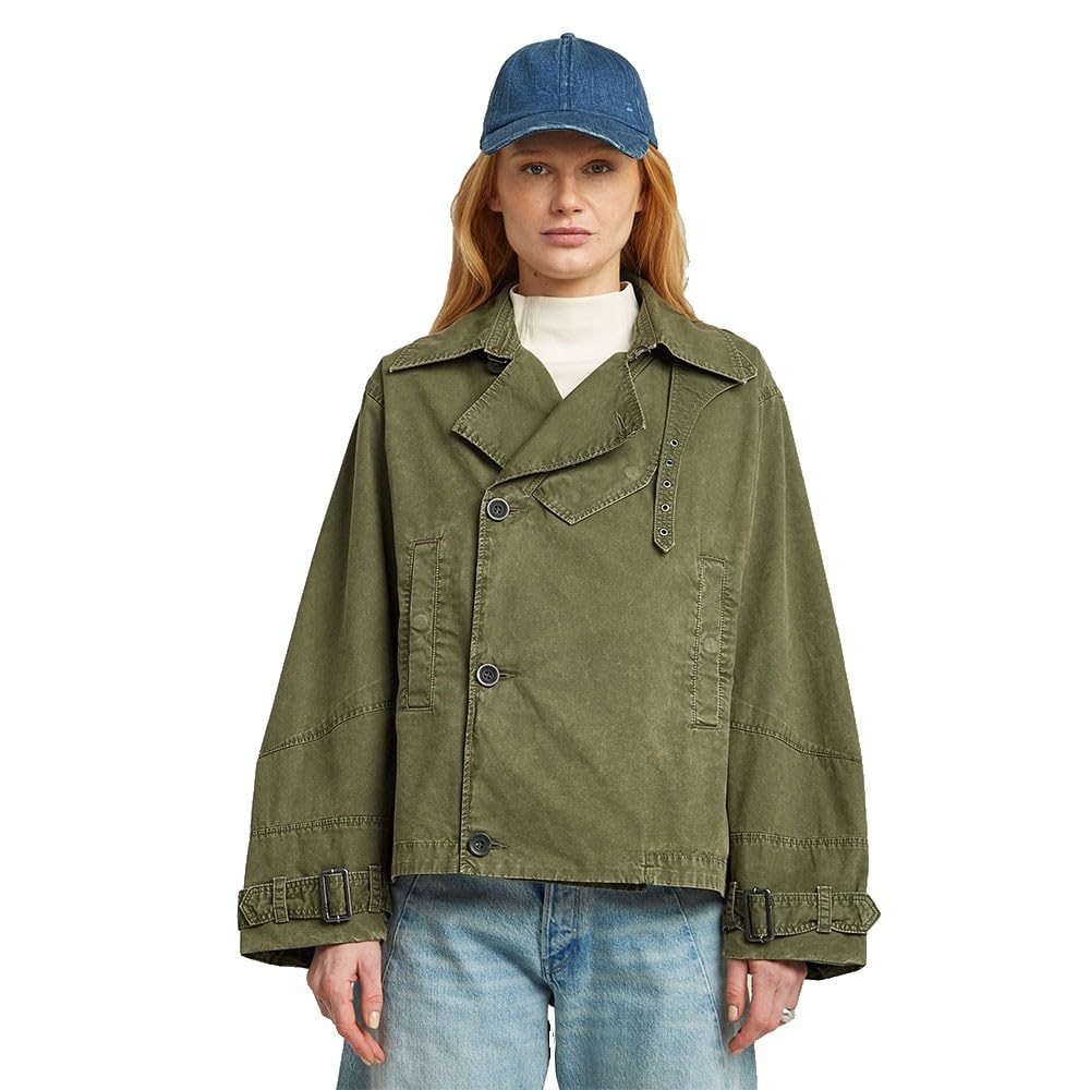 G-STAR RAW Kurtka Kobiety Oversized Short Trench Coat Wmn