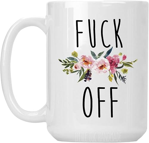 Taza de café divertida e inadecuada para el mejor amigo de Vulgar, taza grande de 454 ml