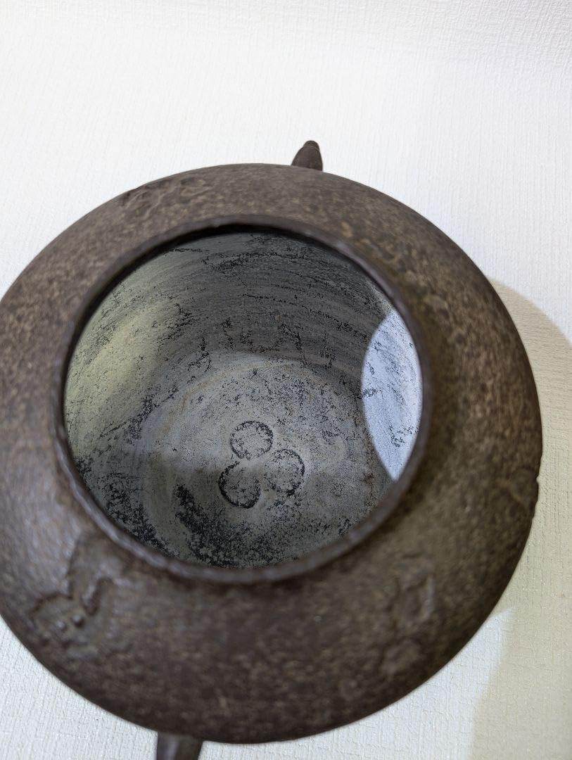 釜師　高橋敬典作　利休好　阿弥陀堂釜　美品　共箱　茶道具　送料込 釜師 高橋敬典作 利休好 阿弥陀堂釜 美品 共箱 茶道具 送料込