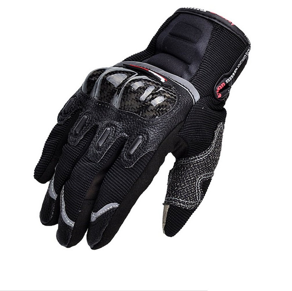 Carbon Fiber Air Motorcycle Gloves Touchscreen Full Finger Powersport Outdoor Cycling Mountain Bike Men Women Gloves