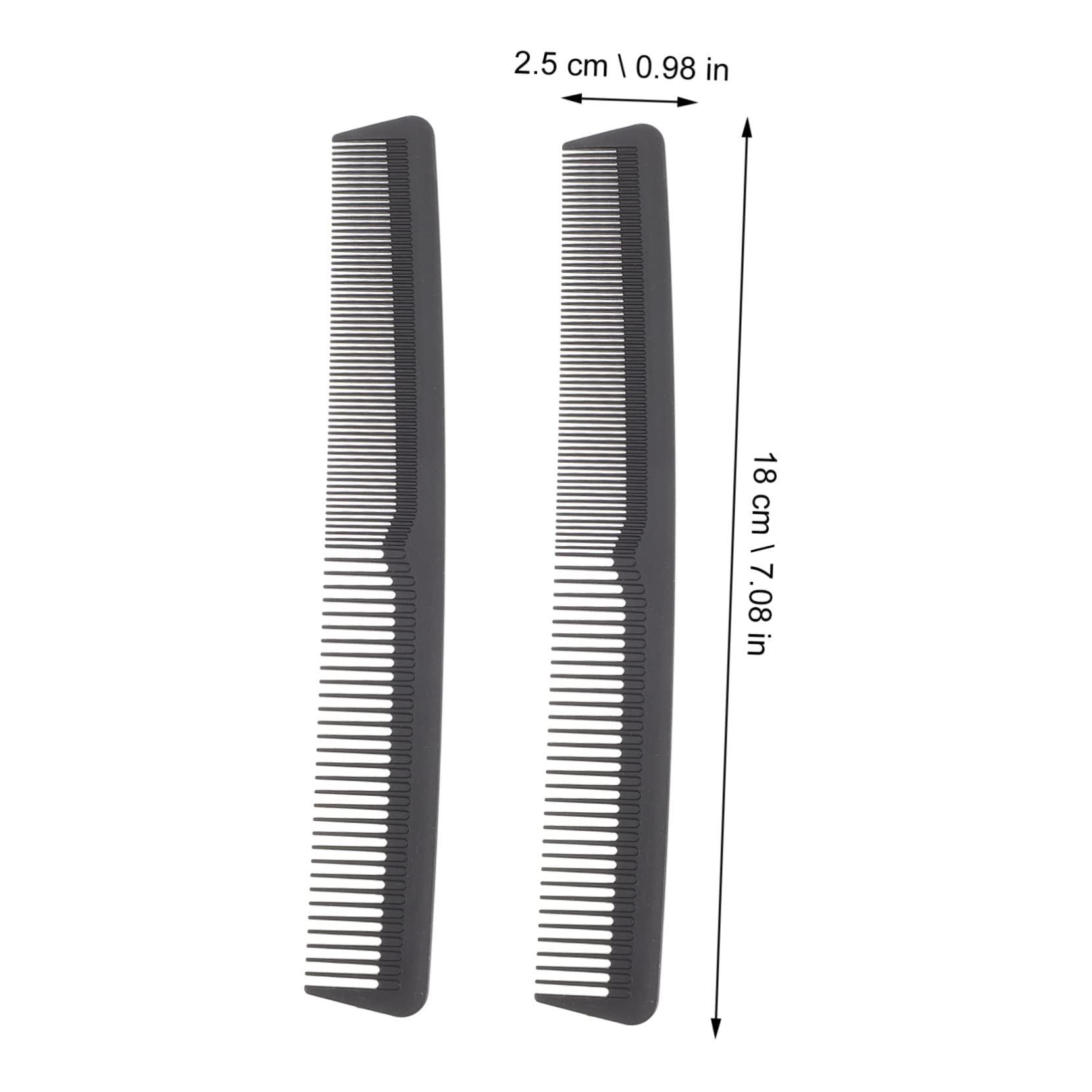 Baluue 3 Set Di Pettini A Doppio Dente A Denti Larghi E in Plastica Per Lo Styling Di Uomini E Donne Districare I Lisci 6 Pezzi*3