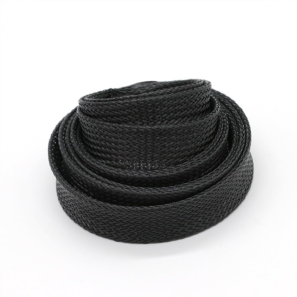 Oploty kablowe z czarnego PET o dużej gęstości – rozszerzalna osłona ochronna do kabli (2–60 mm)(20MM*10M)