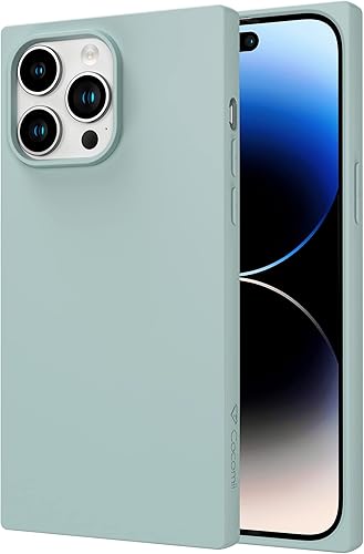 Miniatura 2 de COCOMII - Funda rectangular compatible con iPhone 14 Pro Max - Compatible con MagSafe, funda protectora de silicona, bordes rectangulares, forro de