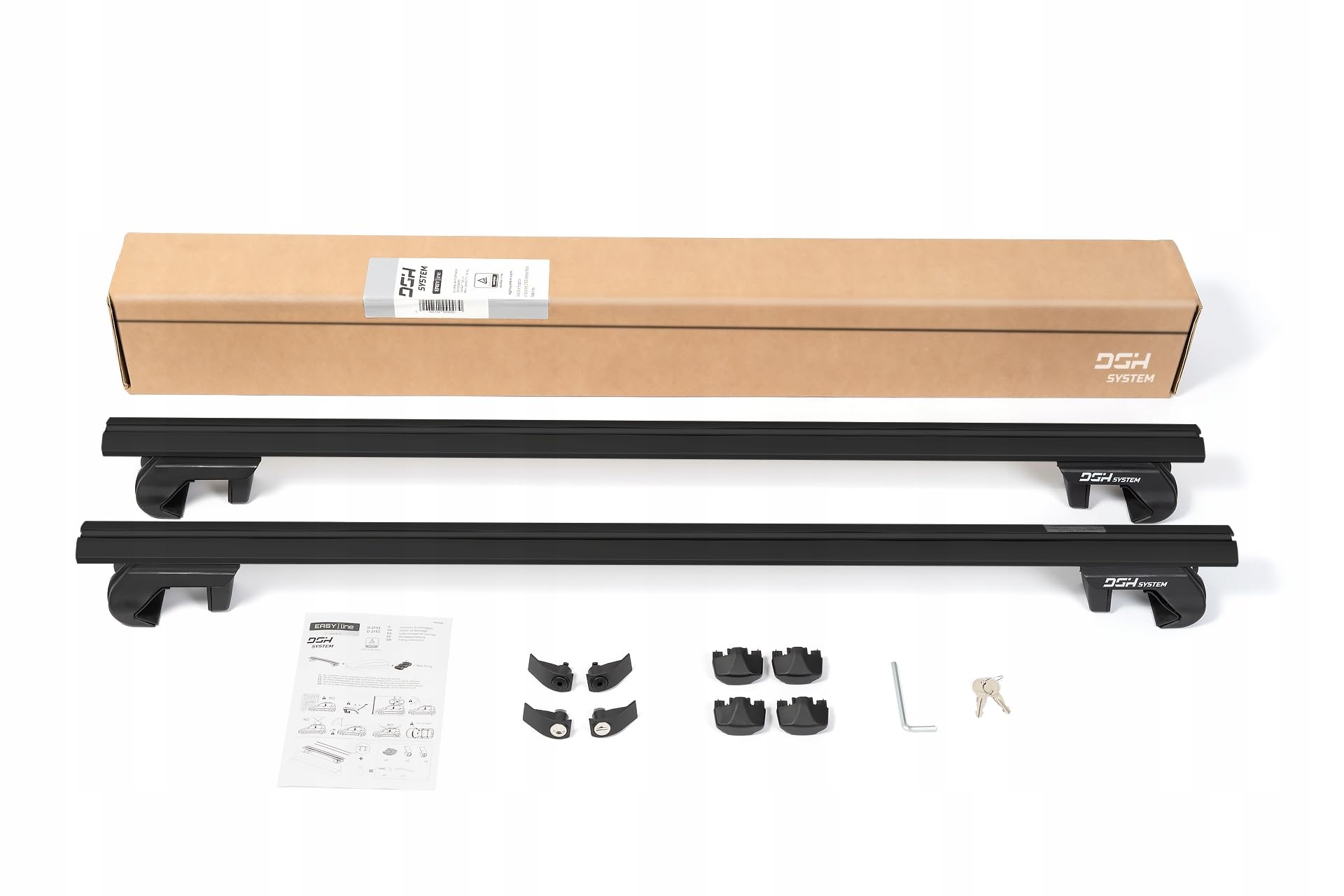 Bacas Barras de Techo RIELES Compatible con LYNK & CO 01 SUV 5-Puertas Desde 2018 MAX 90 kg 120 cm Aluminio