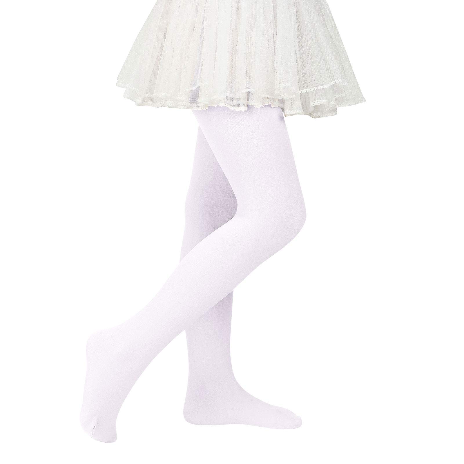 American Trends Girls Ballet Tights, Soft Stretchy Toddler Dance Tights