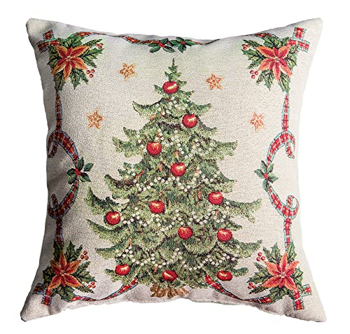 Home of Christmas Hochwertiger Gobelin Kissenhülle für Weihnachten...