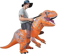 JASHKE Costume de Dinosaure Gonflable Déguisement de Dinosaure pour Adulte