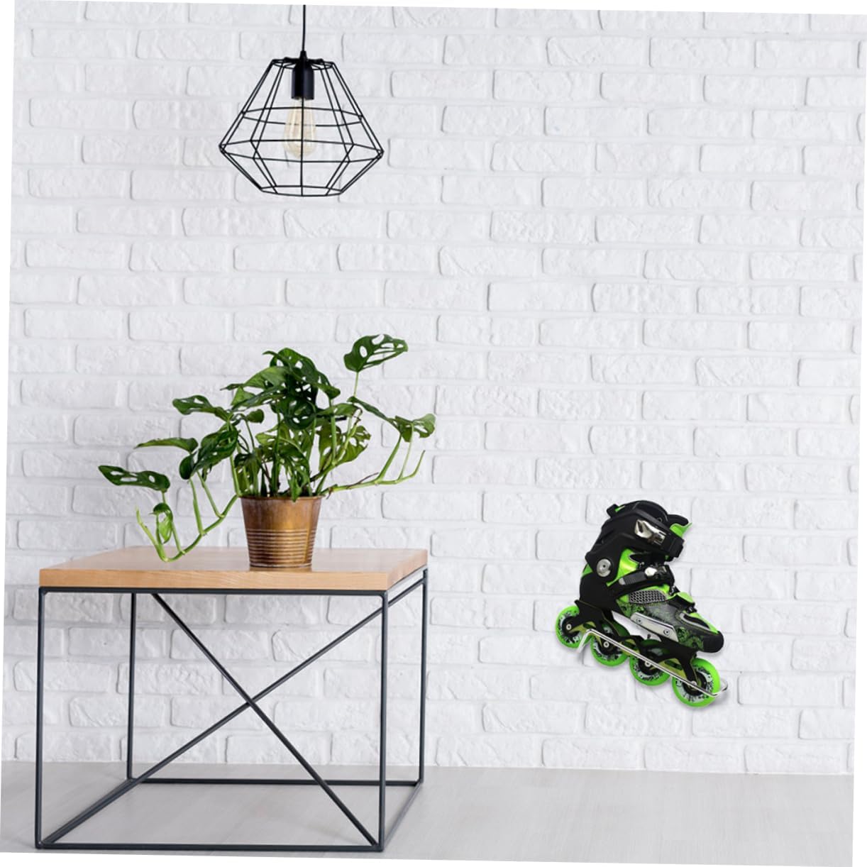 2pcs Ice Skates Wall Mount Holder Ice Skate Display Rack Space-saving Design for Home Stylish and Sturdy Storage