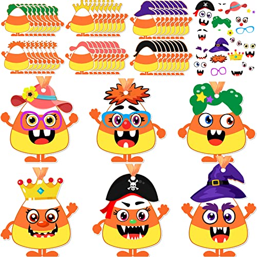 Meanplan Halloween Craft Kits for Kids, 48 Pcs DIY Handicraft