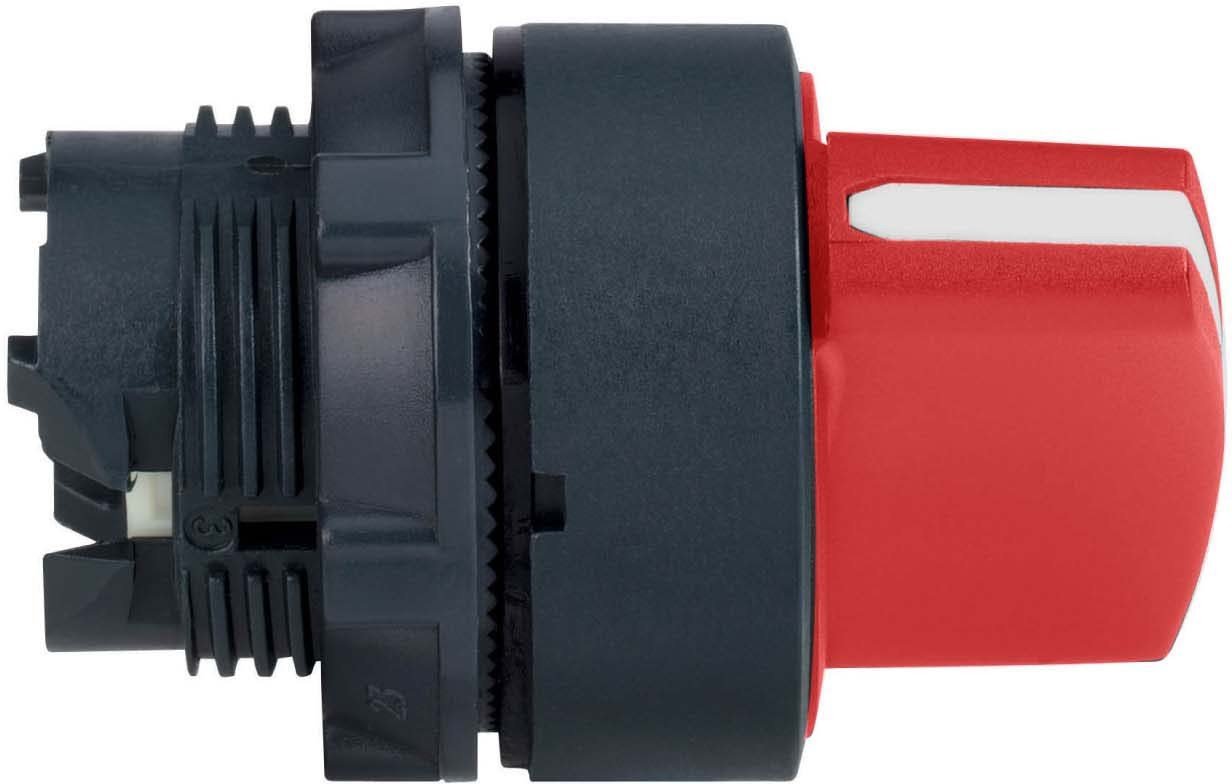 Tête selector 22mm 3 positions fixes Schneider MSS 41 04 rouge