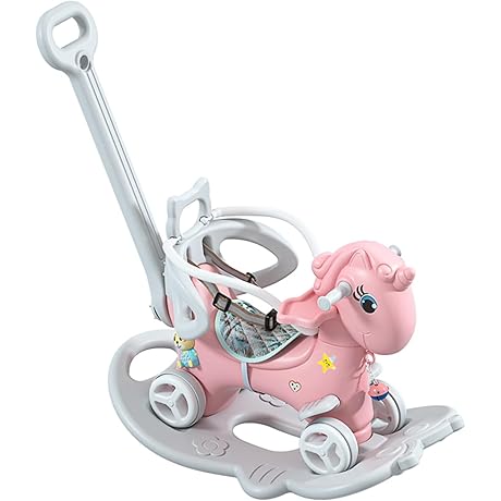 4-in-1 Unicorn Rocking Horse for Ages 1-4